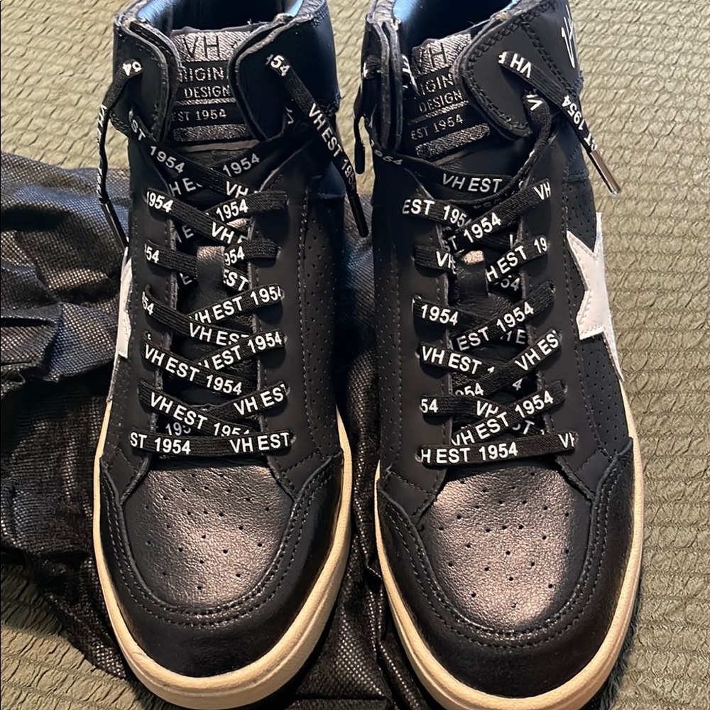 VH Black High-Top Sneakers